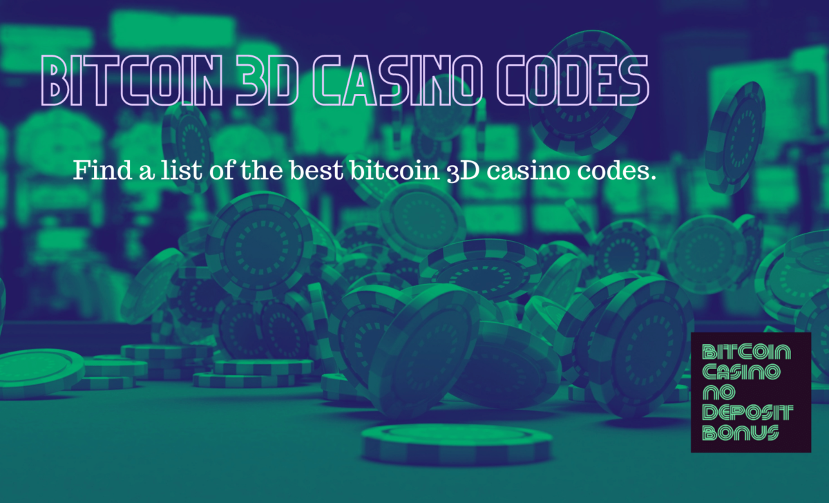 Bitcoin 3D Casino And Slot Machine Codes