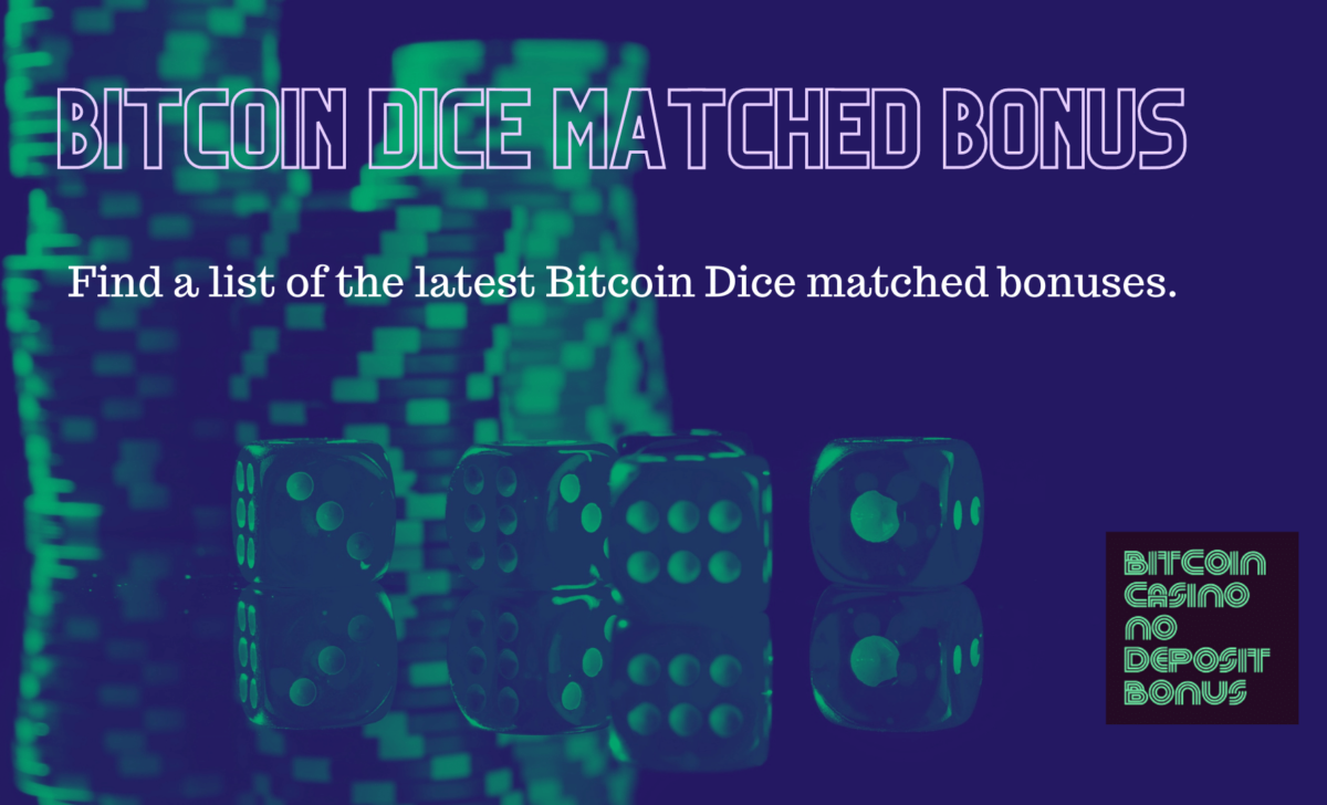 Bitcoin Casino Dice Matched Deposit Codes