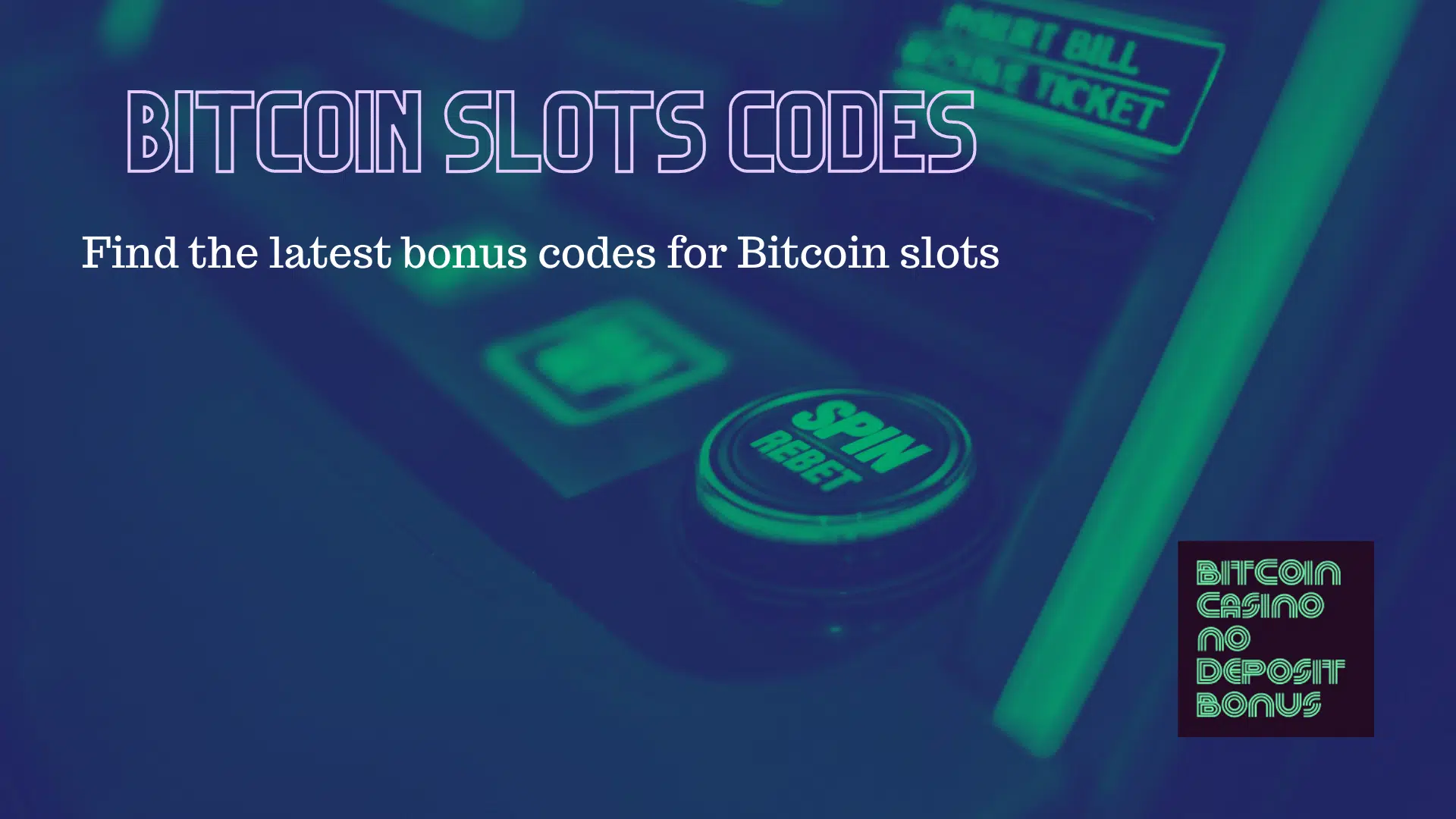 You are currently viewing Bitcoin Slots Codes – Free Spins For BTC Slot Machines