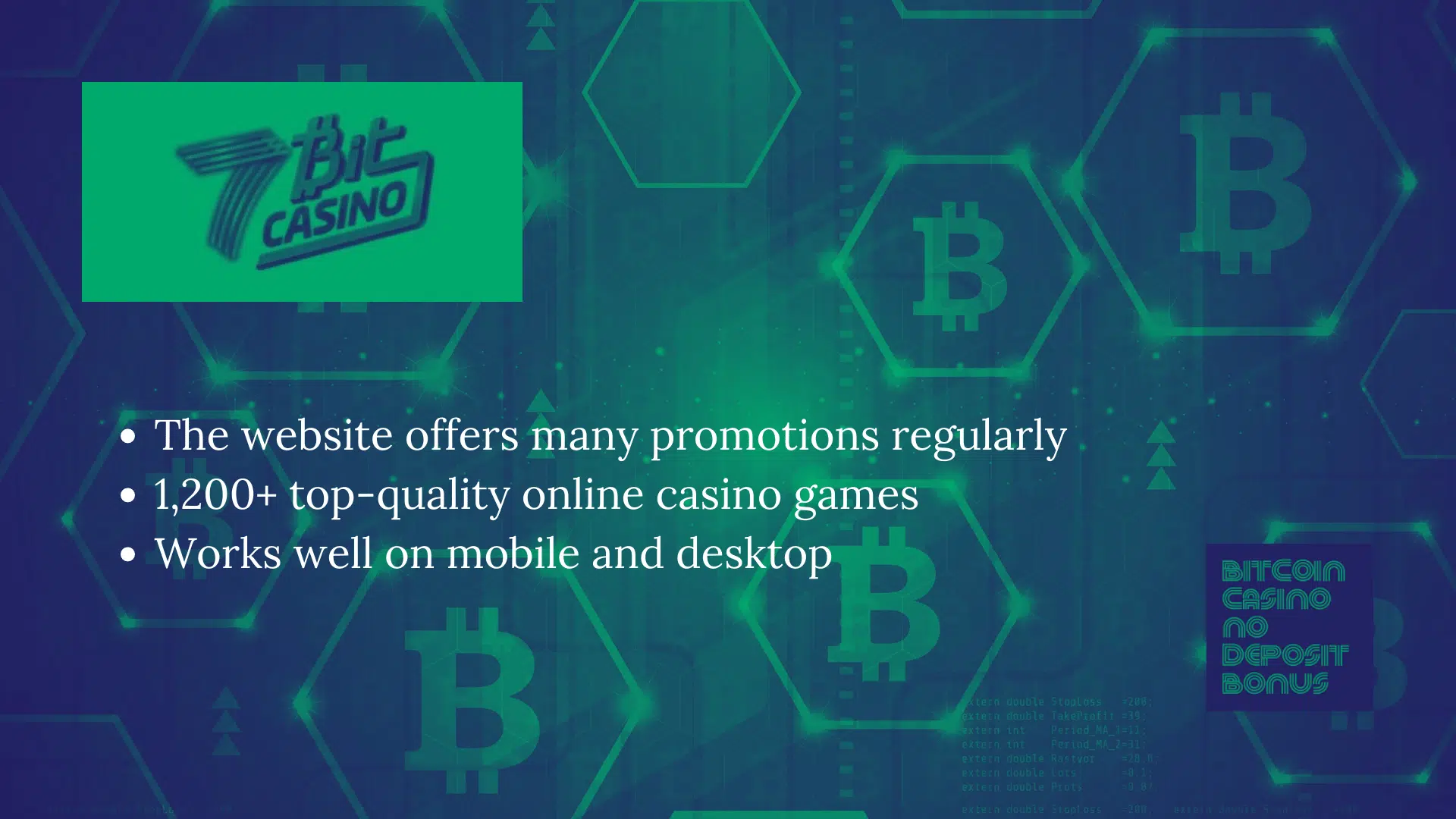You are currently viewing 7 BitCasino Promos, Reviews & Ratings