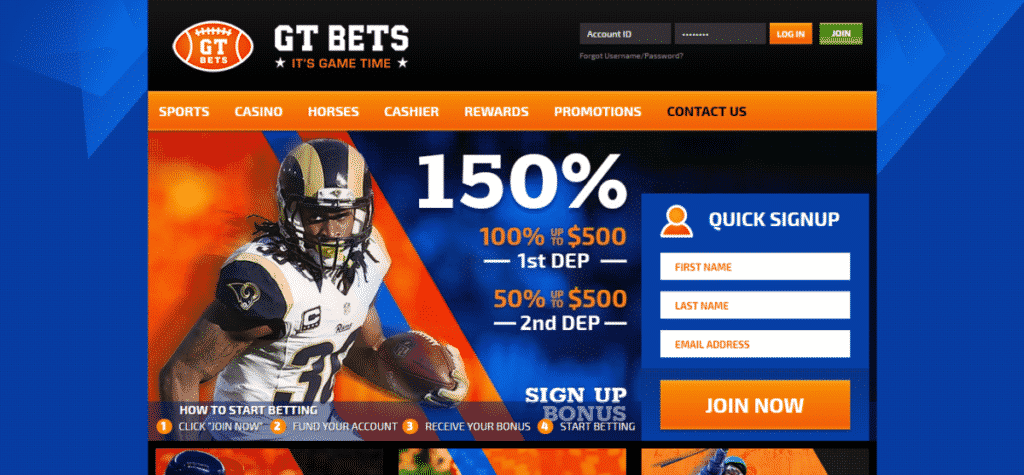 You are currently viewing GTBets Casino And Sportsbook Promos, Reviews & Ratings
