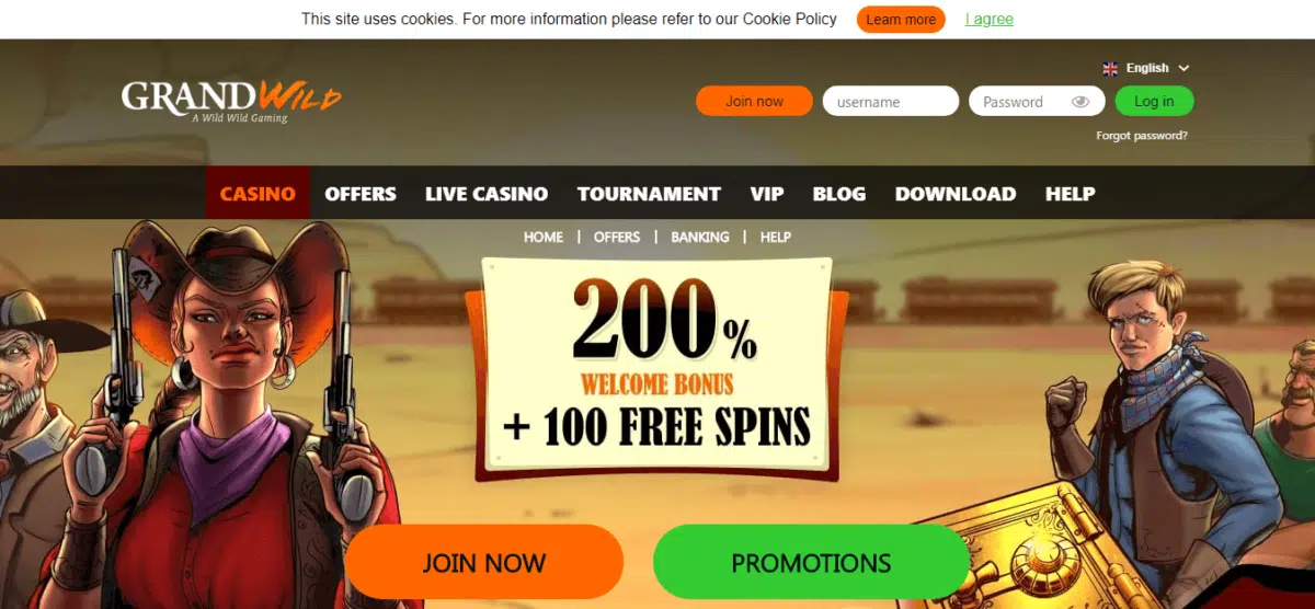 GrandWild Casino New FreeSpins Codes