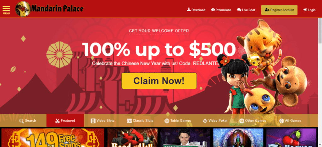 mandarin palace online casino