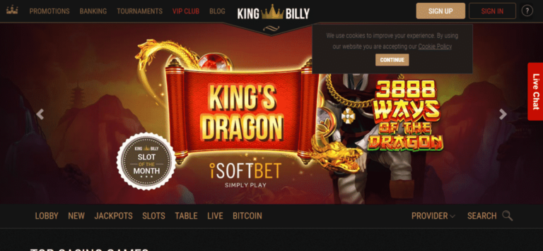 king billy casino no deposit bonus code