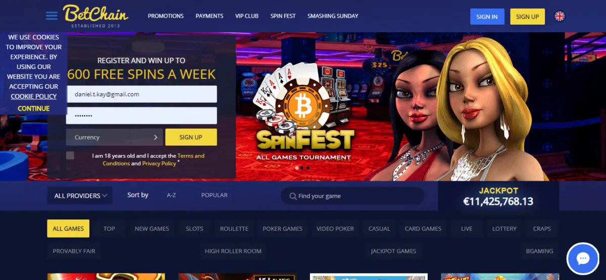Promos For Betchain Casino