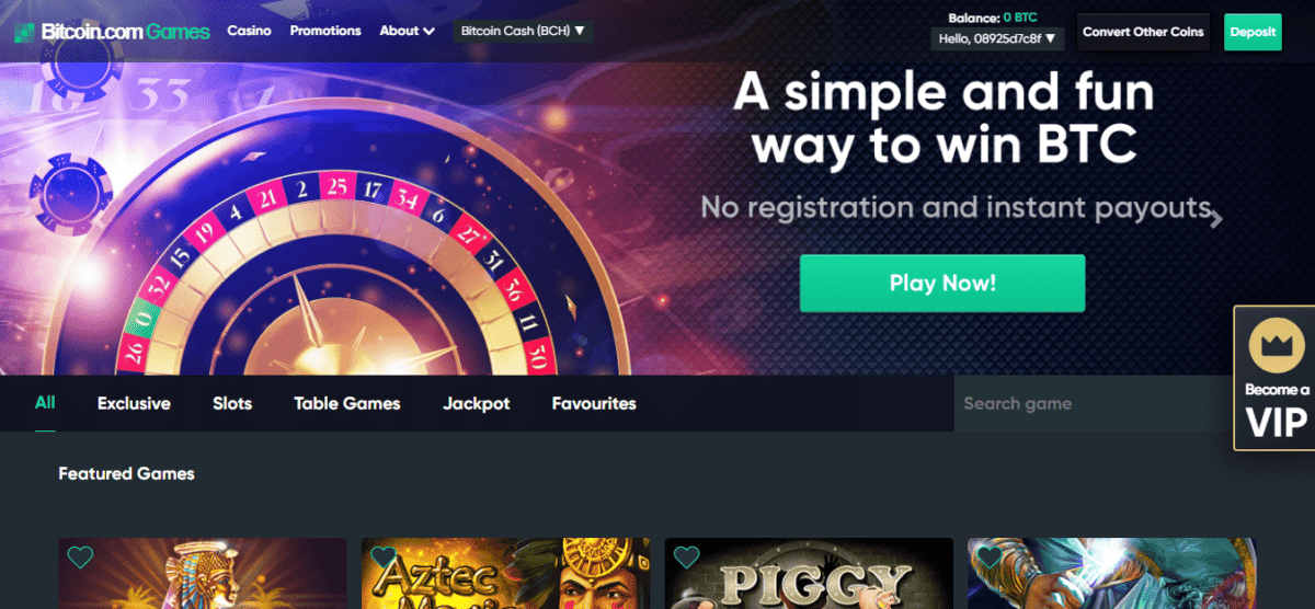 Bitcoin Games Promos