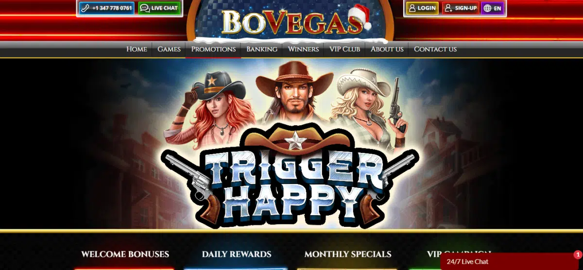 BoVegas Casino Free Bonus