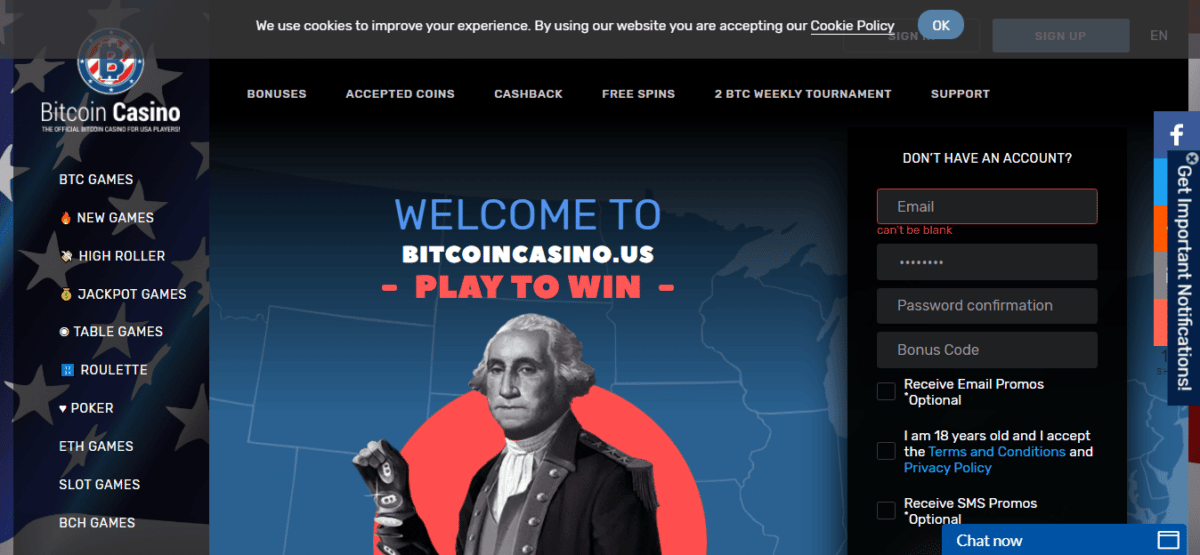 Promo For Bitcoin Casino US
