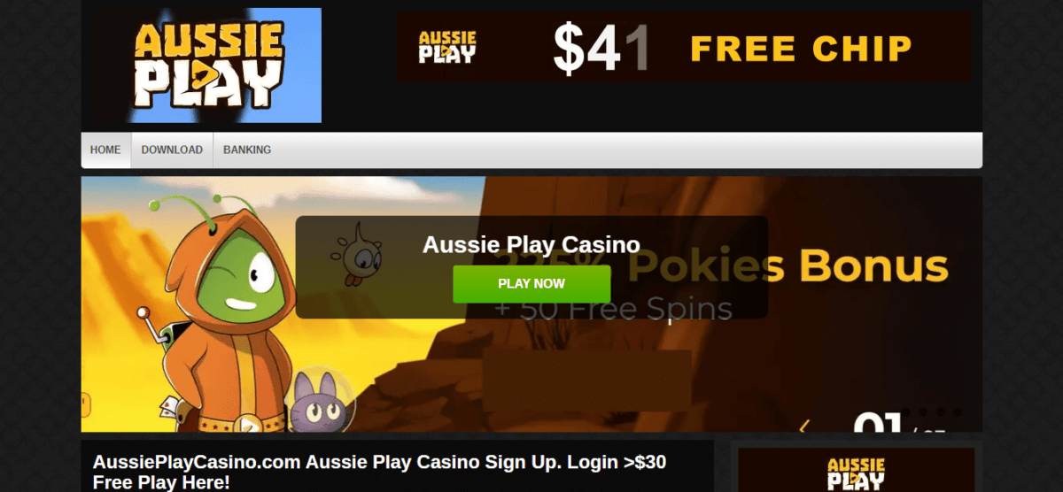 AussiePlay No Deposit Bonus Code