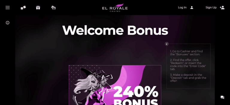 el royale casino welcome bonus