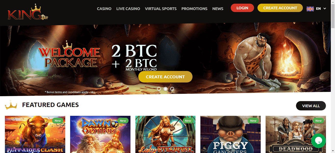 You are currently viewing Kingbit Casino Bonus Codes – KingBitCasino.com Free Spins December 2021