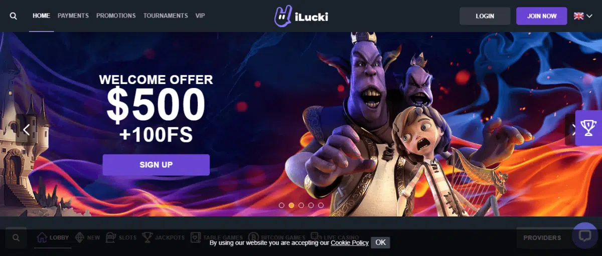 iLUCKi Casino Free Bonus