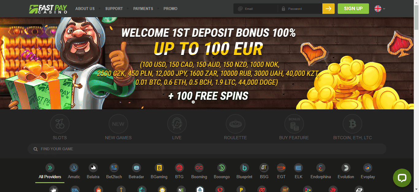 You are currently viewing FastPay Casino Promo Codes – FastPay-Casino.com Free Spins December 2021
