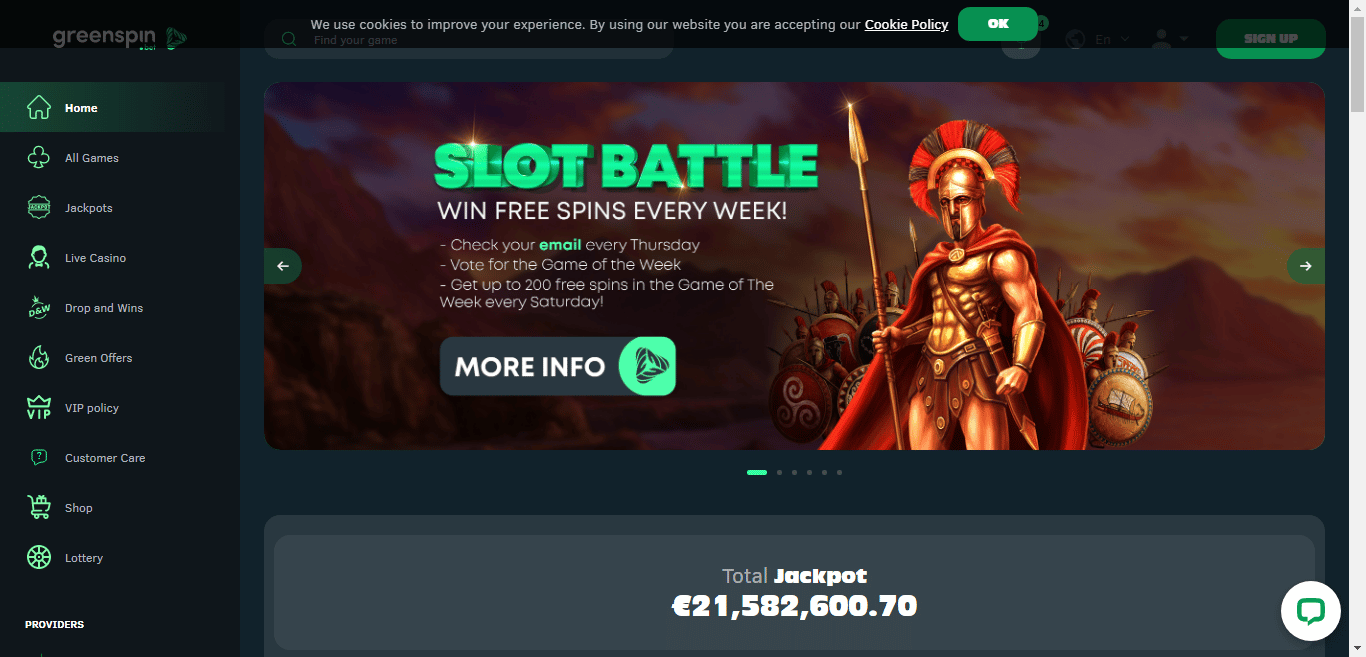 You are currently viewing Green Spin Bonus Codes – Greenspin.bet Free Spins December 2021