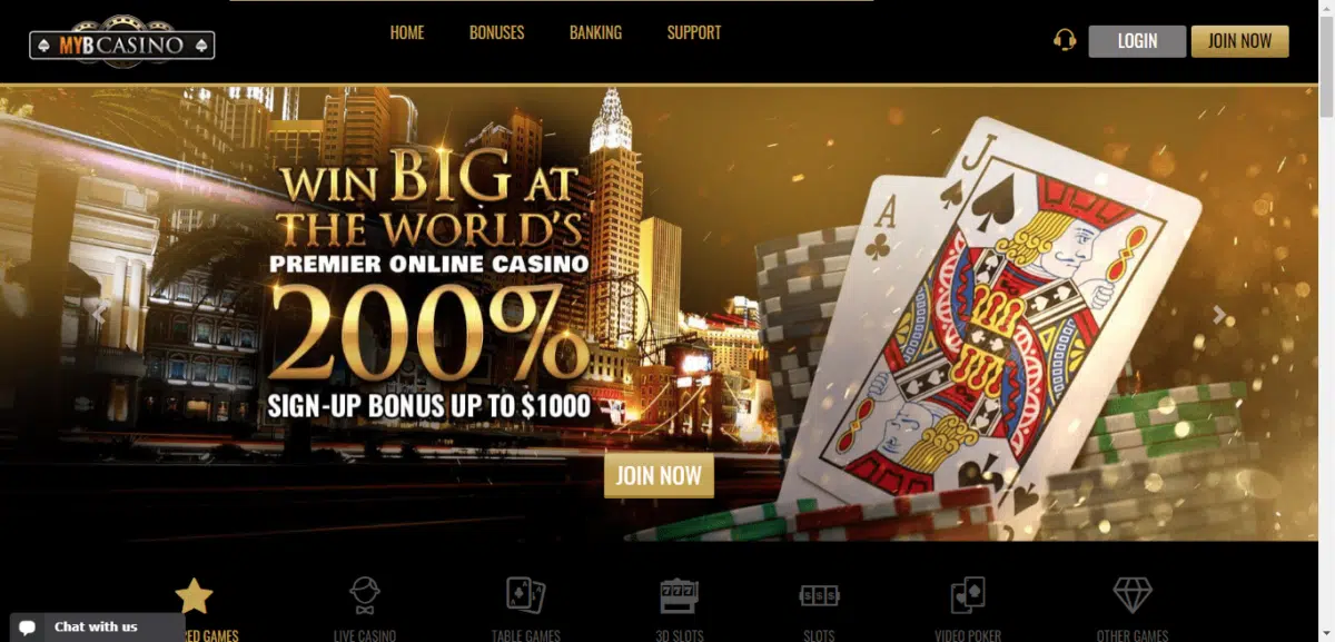 MYB Casino Free Bonus