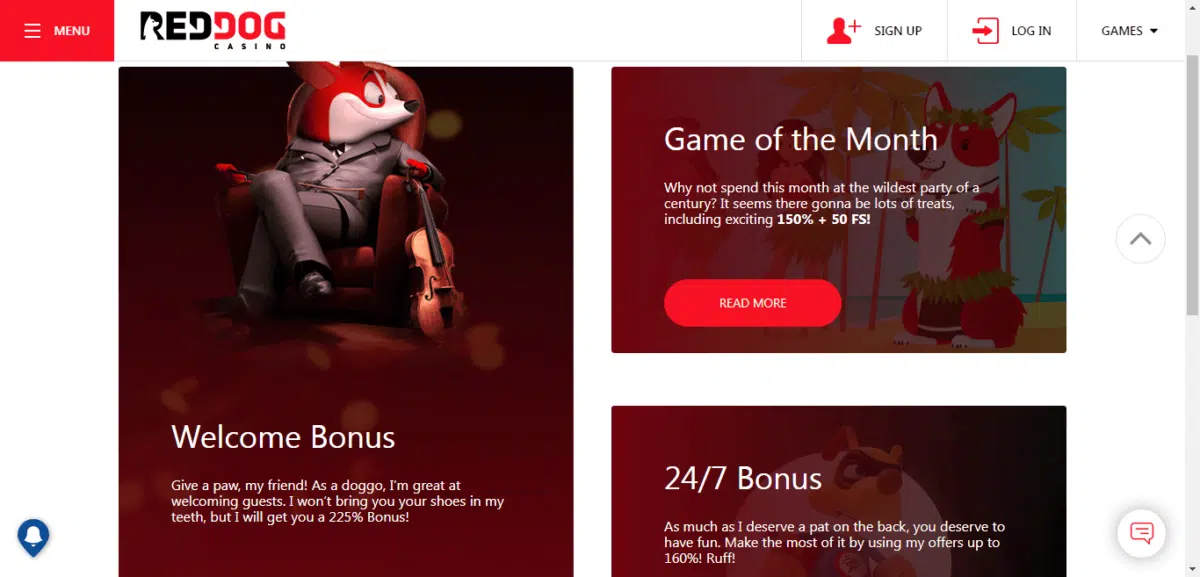 Red Dog Casino Promo Code