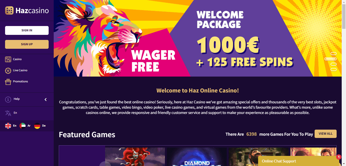 You are currently viewing HAZ Casino Bonus Codes – HazCasino.com Free Spins May 2022