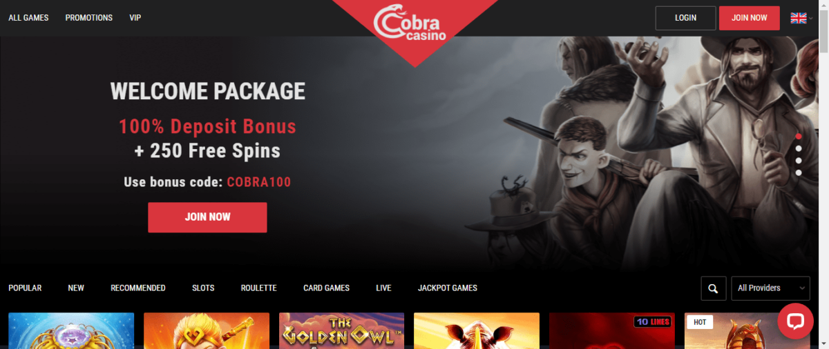 Cobra Casino Free Bonus