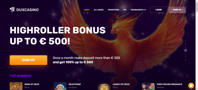 Read more about the article Dux Casino Bonus Codes – DuxCasino.com Free Spins May 2022