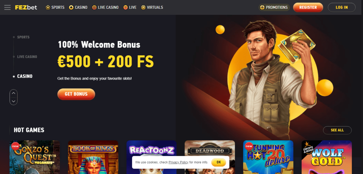 FezBet Free Bonus