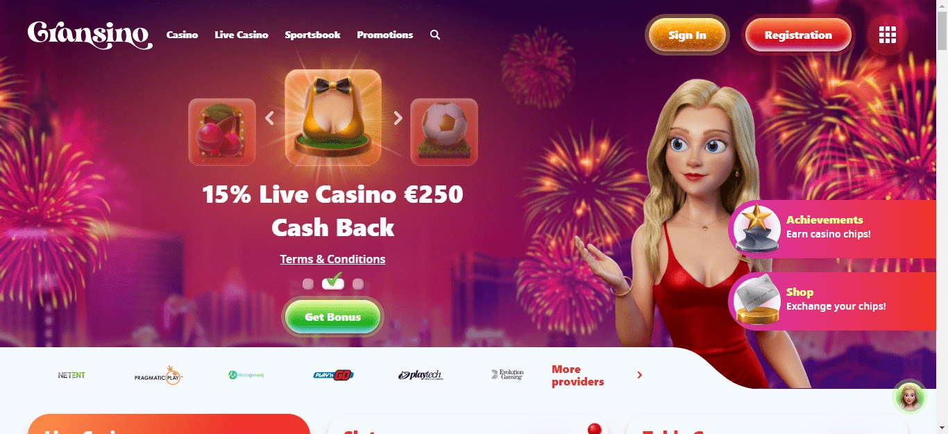 You are currently viewing Gransino Casino Bonus Codes – Gransino.com Free Spins December 2021