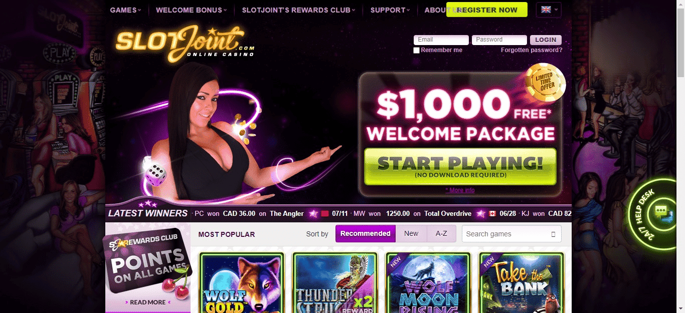 You are currently viewing SlotJoint Casino Bonus Codes – Slotjoint.com Free Spins December 2021