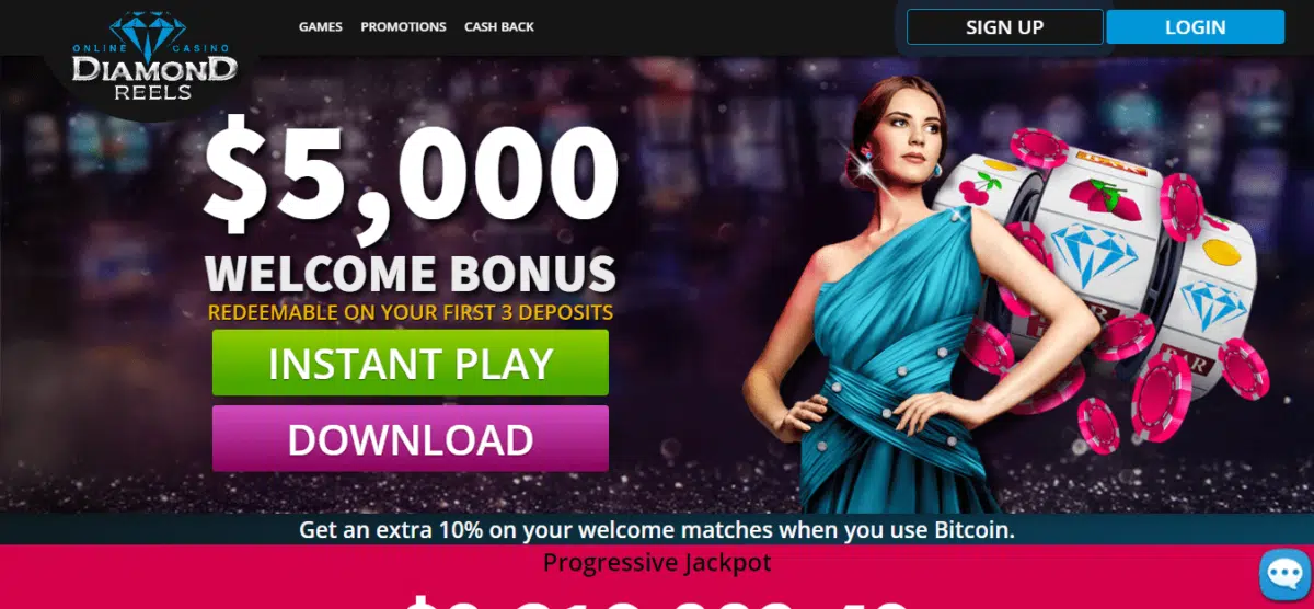 Diamond Reels Casino Promo