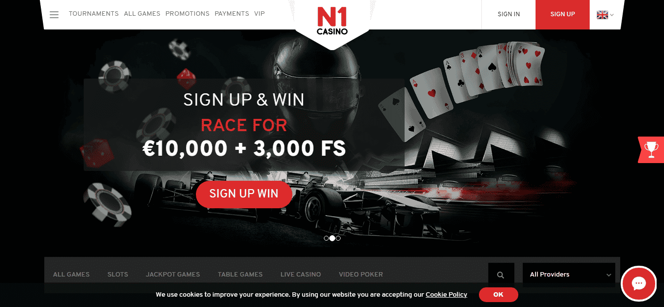 You are currently viewing N1 Casino Promo Codes – N1Casino.com Free Spins Bonus