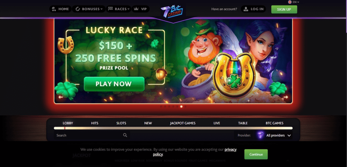 7Bit Bitcoin Casino Free Spins Bonus