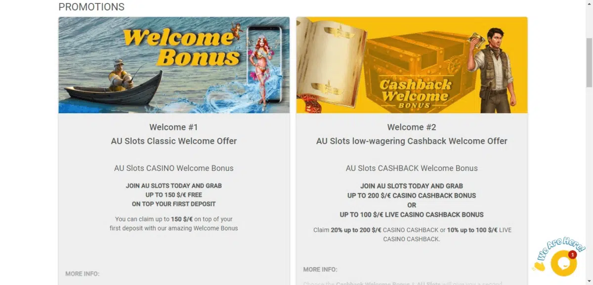 AU Slots Bonus Code