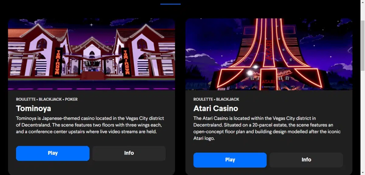 Decentral Games Casino