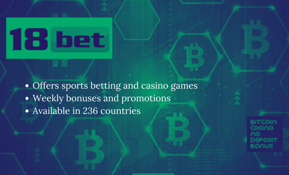 18Bet Casino Promo Codes – 18Bet.com Free Spins December 2022