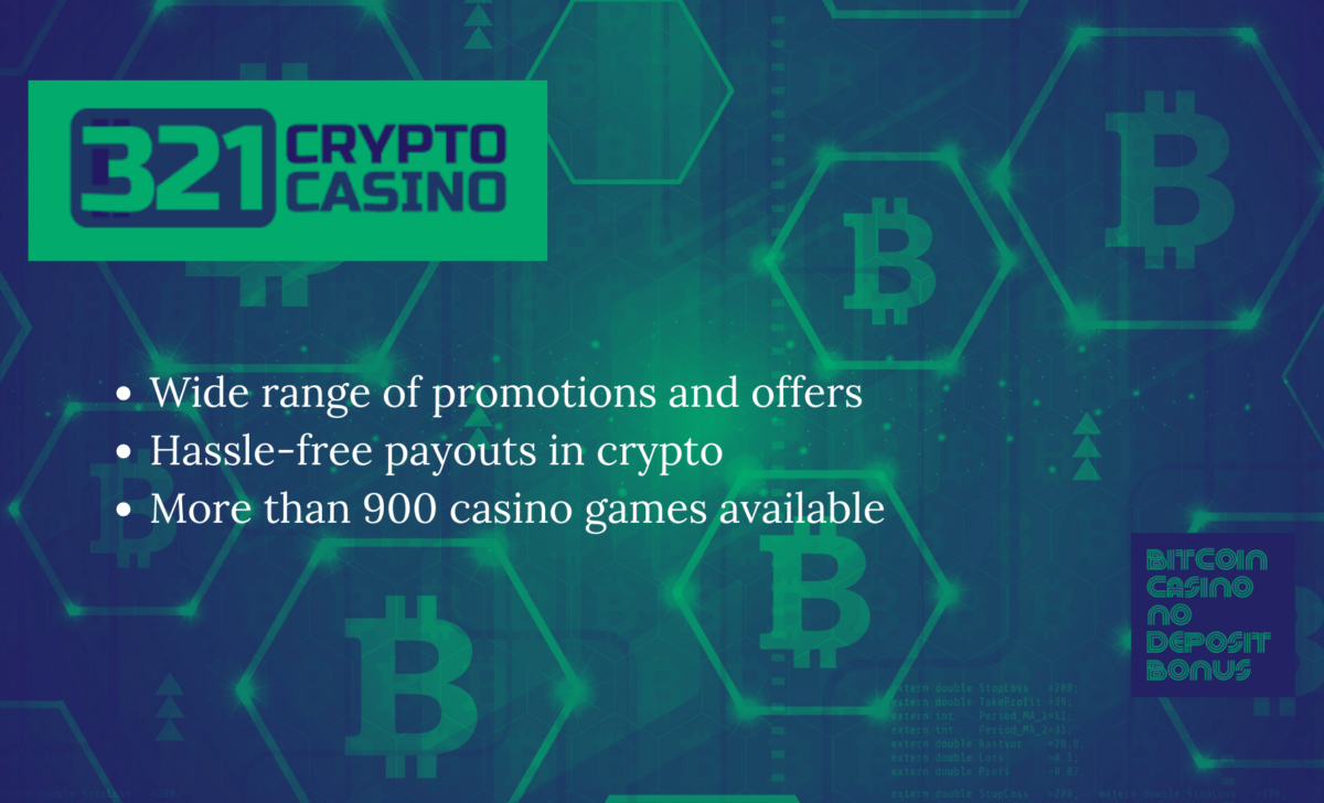 321 crypto casino promo code