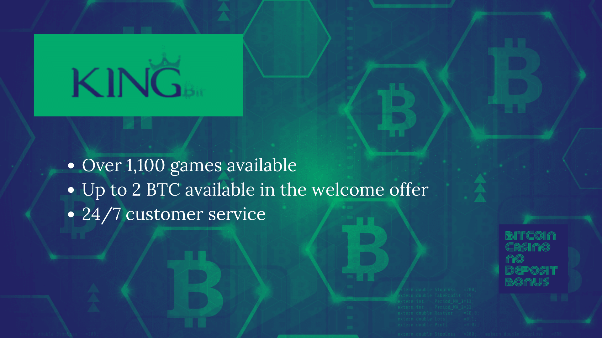 You are currently viewing Kingbit Casino Bonus Codes – KingBitCasino.com Free Spins September 2022