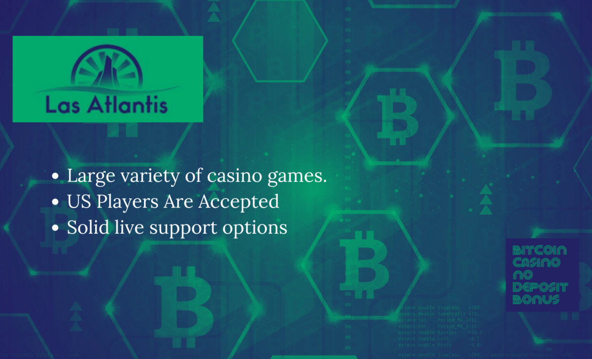 Las Atlantis Casino Promo Codes – LasAtlantis.com Free Spins December 2022