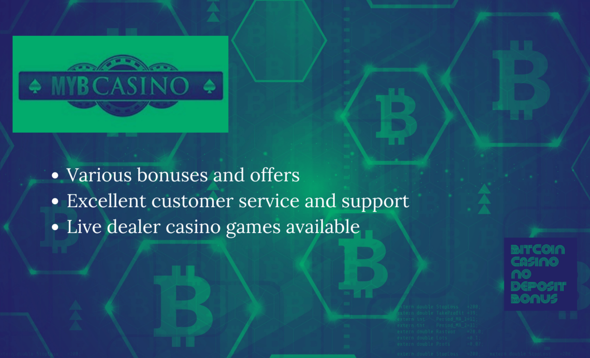 MYB Casino Promo Codes – MYBCasino.ag Coupons November 2022