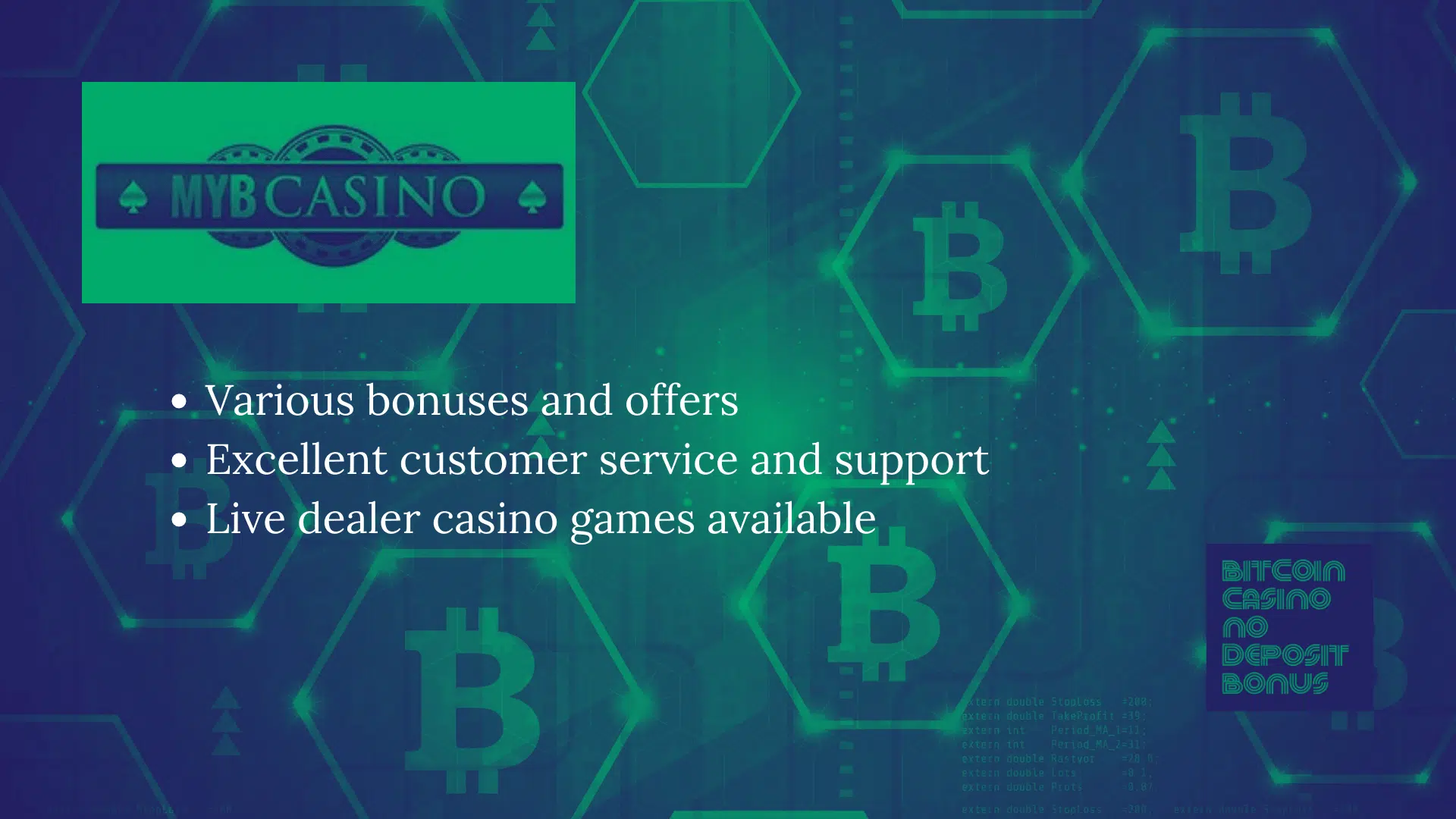 You are currently viewing MYB Casino Promo Codes – MYBCasino.ag Coupons December 2022