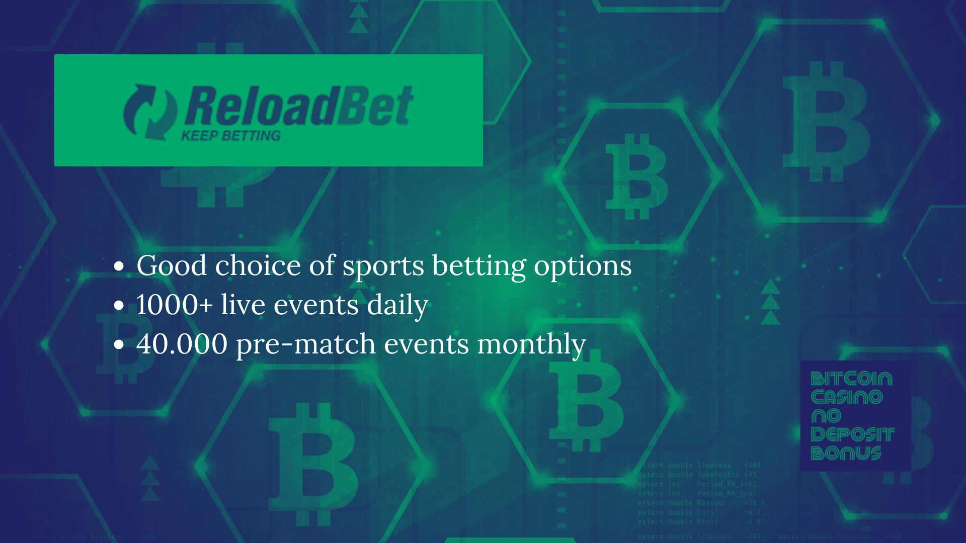 You are currently viewing ReloadBet Promo Codes – ReloadBet.com Free Coupons December 2022