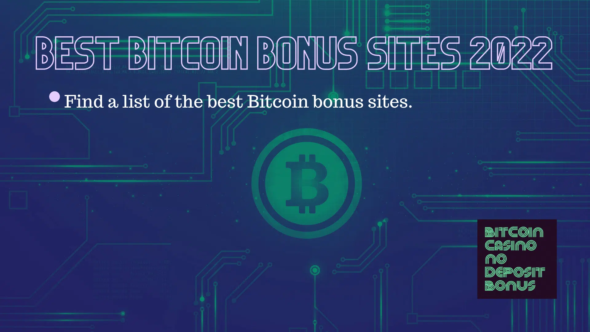 You are currently viewing Best Bitcoin Bonus Sites 2022