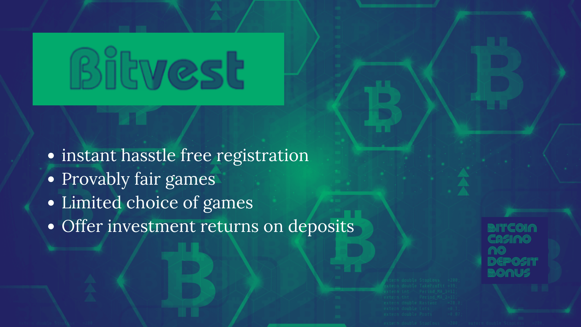 You are currently viewing Bitvest Casino Bonus Codes – Bitvest.io Token Giveaway November 2022