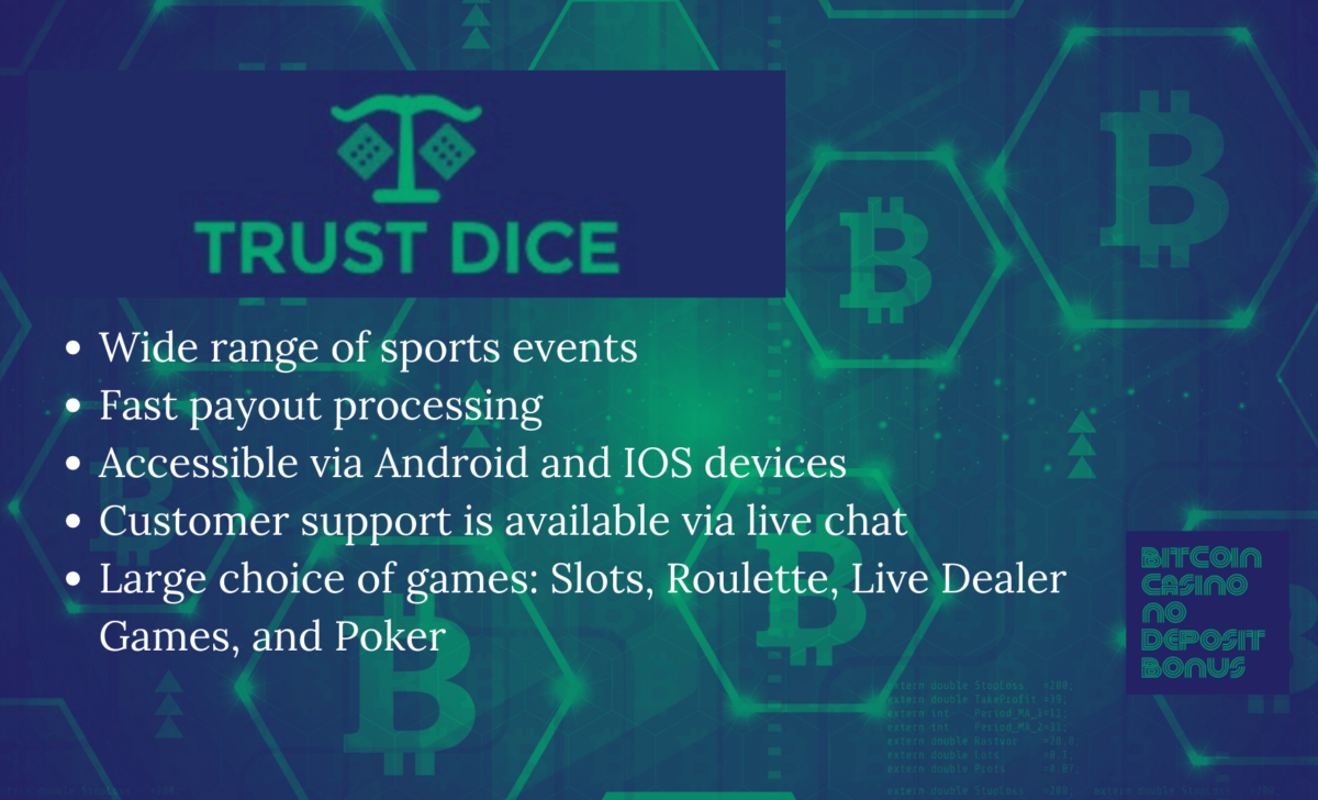 Trust Dice Free Tokens – TrustDice.Win Coupon Codes August 2022