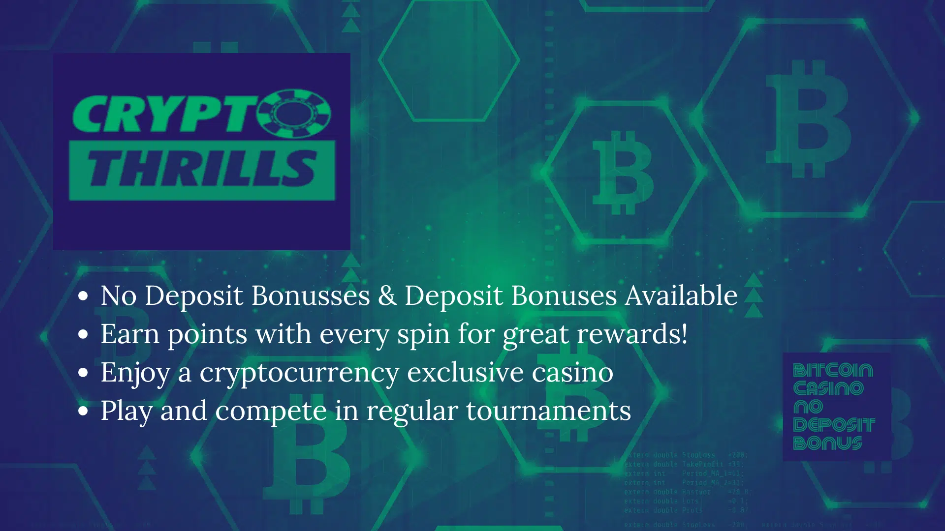 You are currently viewing Crypto Thrills Promo Codes – CryptoThrills.io Free Spins December 2022